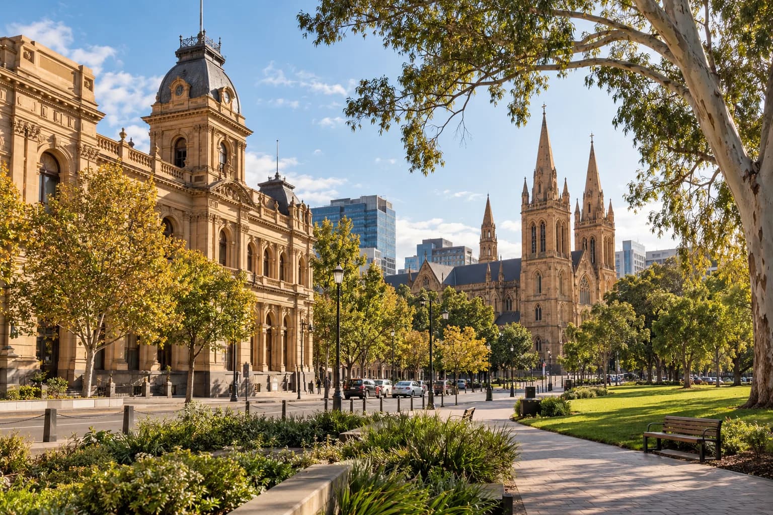 AI ilustrace Adelaide