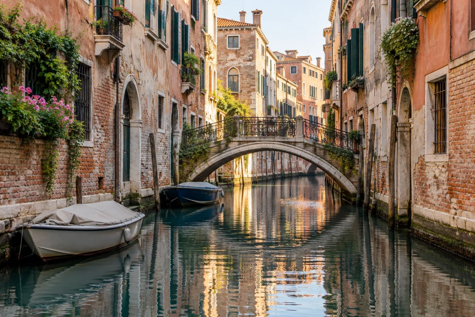 AI ilustrace benátského Canal Grande