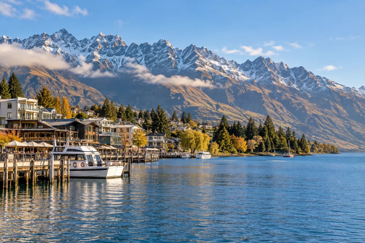 AI ilustrace Queenstown