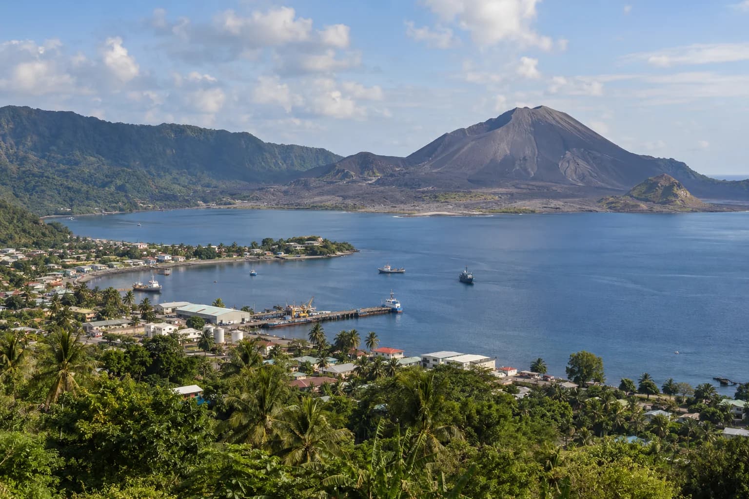 AI ilustrace Rabaul