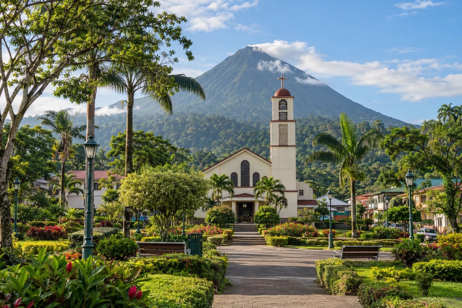La Fortuna se sopkou Arenal
