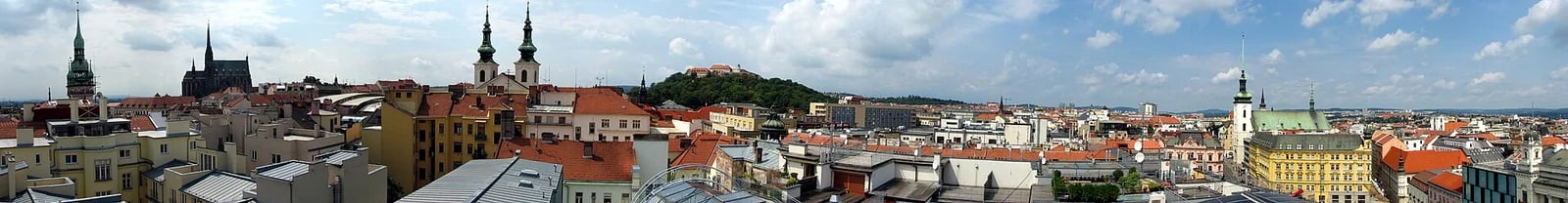 Panorama Brna s Petrovem a Špilberkem