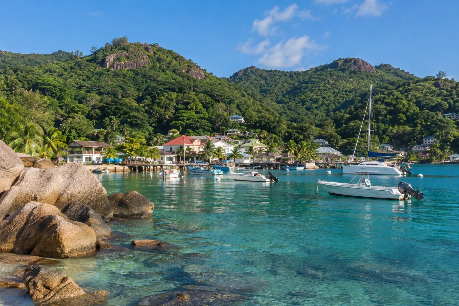 Baie Sainte Anne – Seychely