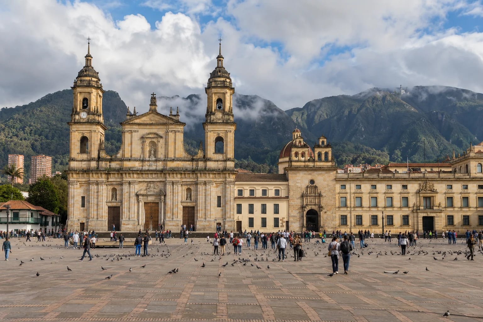 Plaza Bolívar v Bogotě