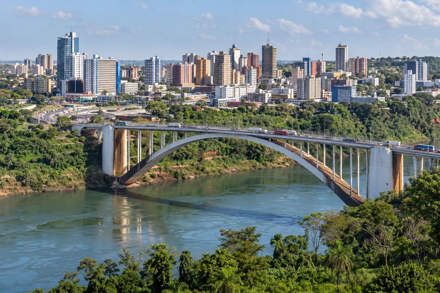 Most přátelství a Ciudad del Este