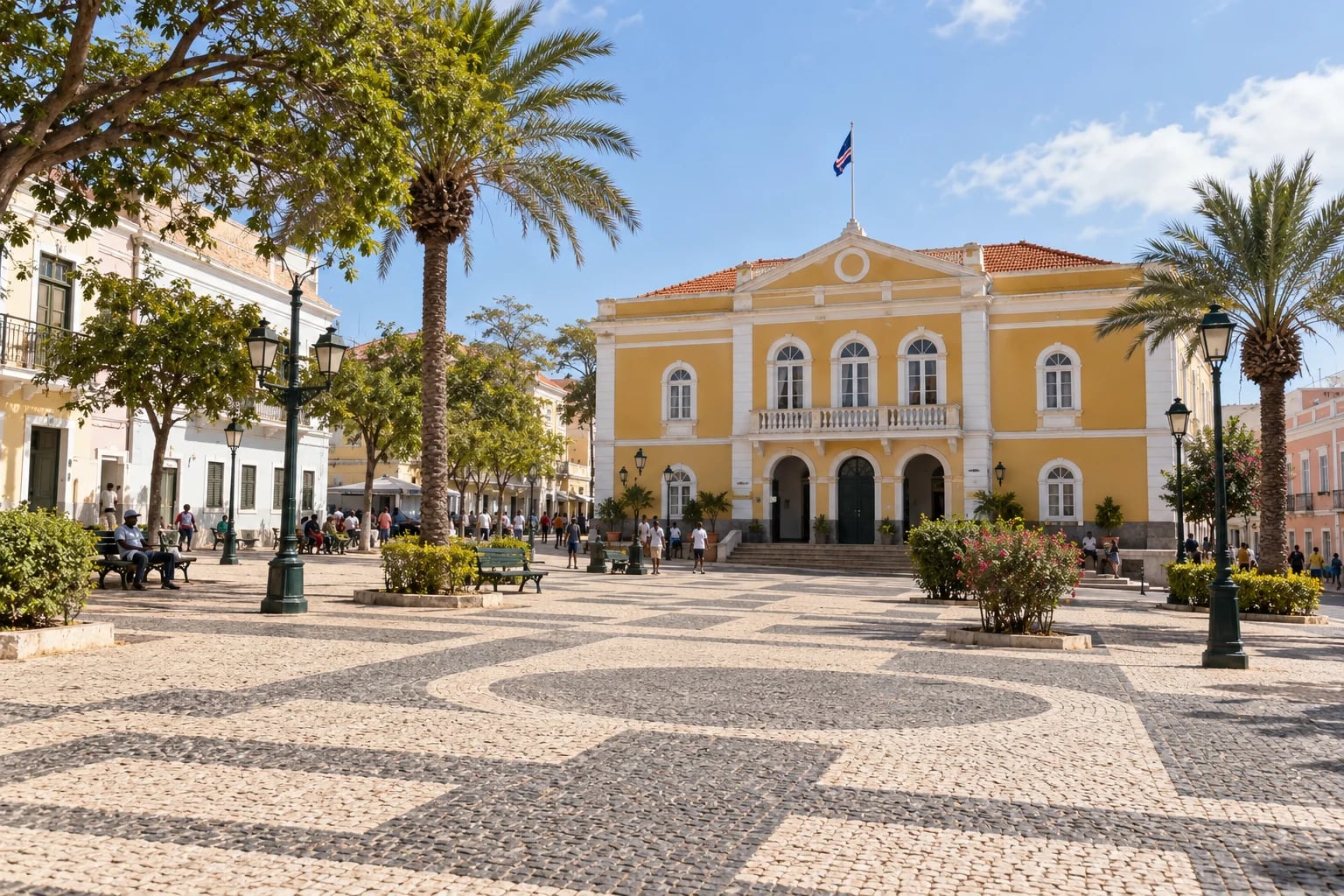 Praia – Plateau na ostrově Santiago