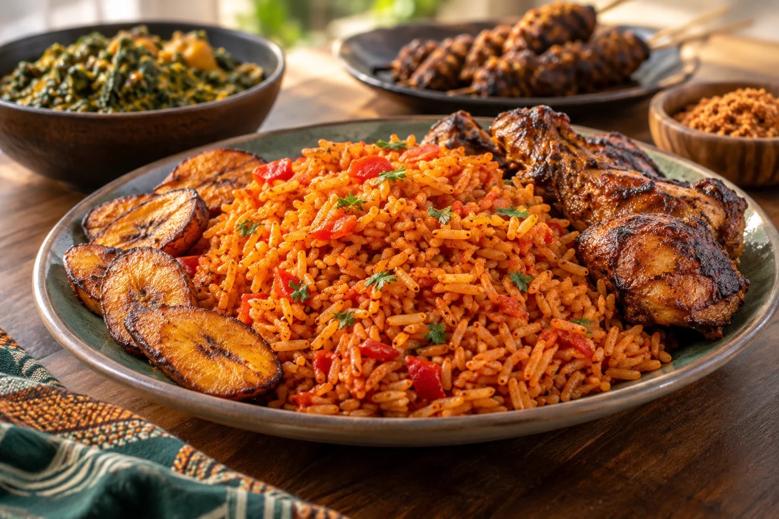 Tradiční jídlo: Jollof rice
