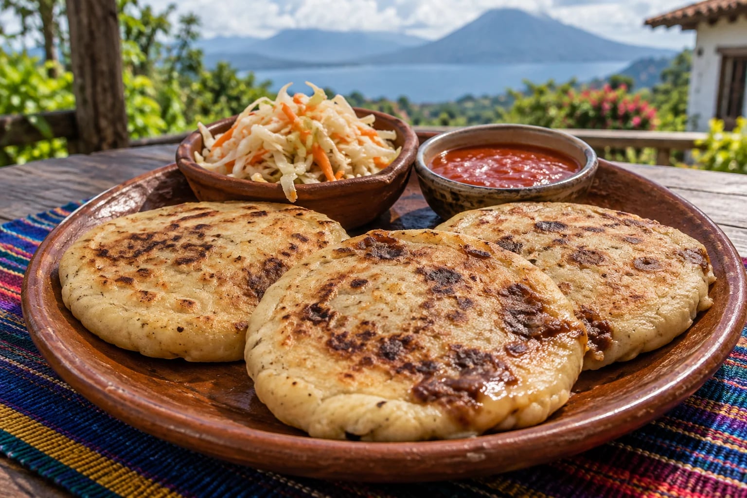 Tradiční jídlo: pupusas