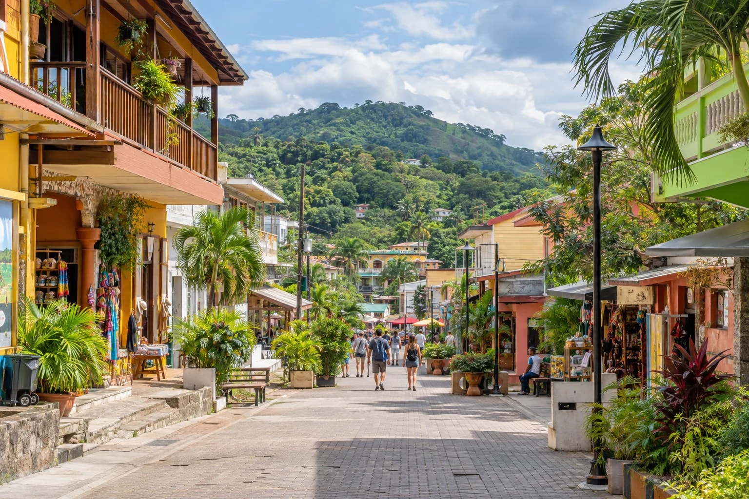 Ulice a zelené okolí San Ignacia