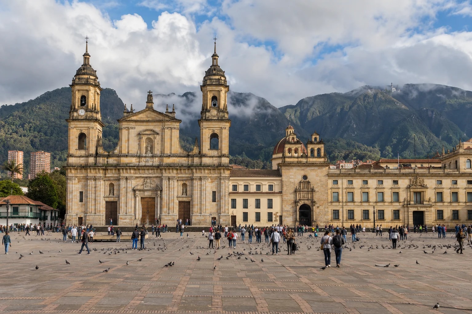 Plaza Bolívar v Bogotě