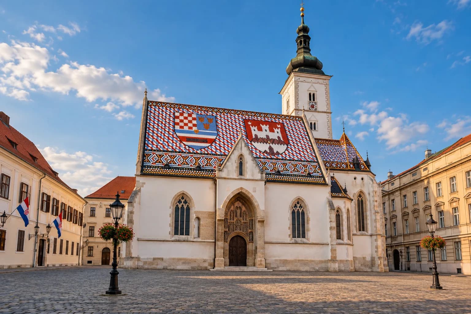 AI ilustrace města Záhřeb