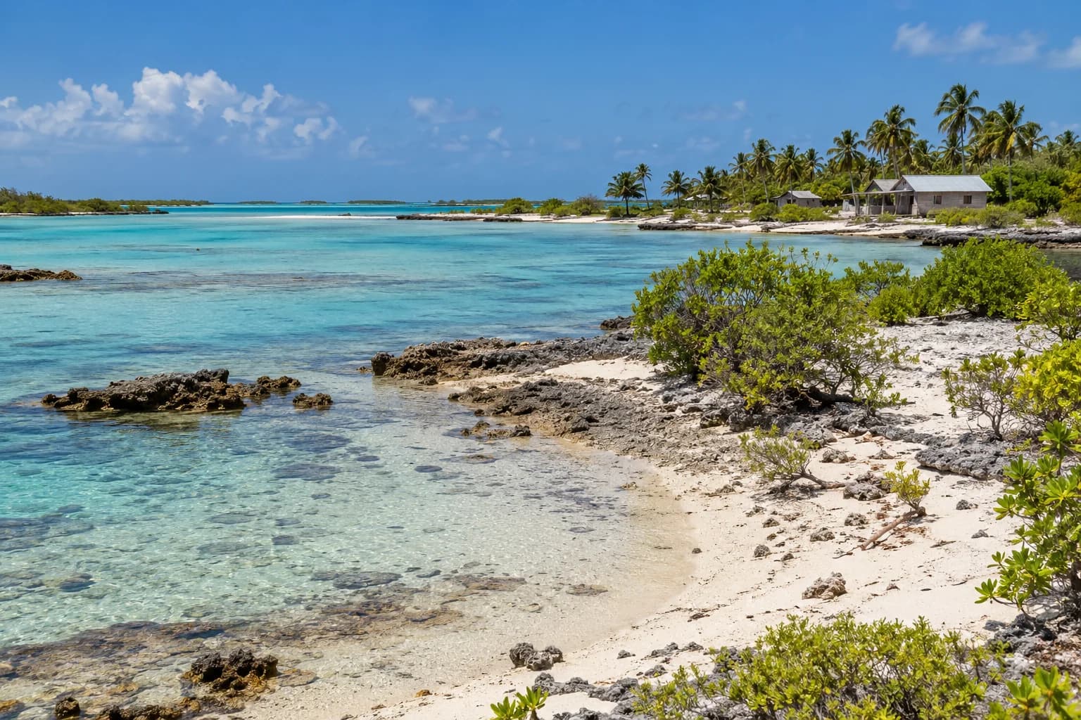 AI ilustrace Kiritimati