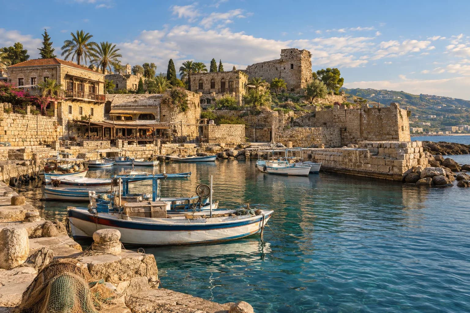 AI ilustrace: Byblos / Džubajl; nikoli současná fotodokumentace