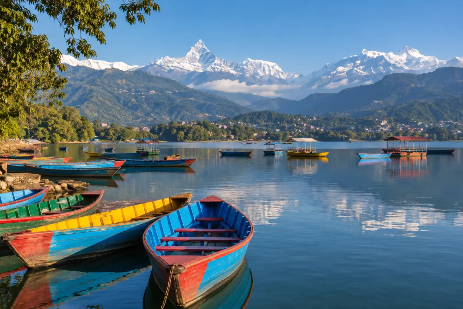 AI ilustrace: Pokhara