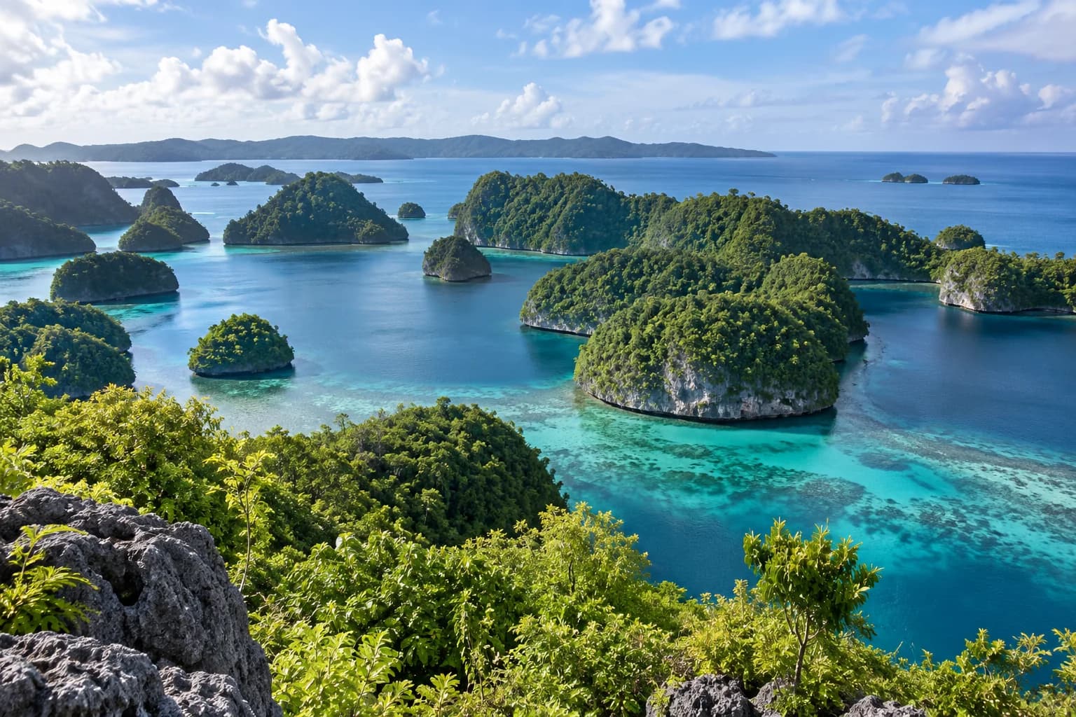 AI ilustrace: Palau; nikoli fotografie aktuálního stavu