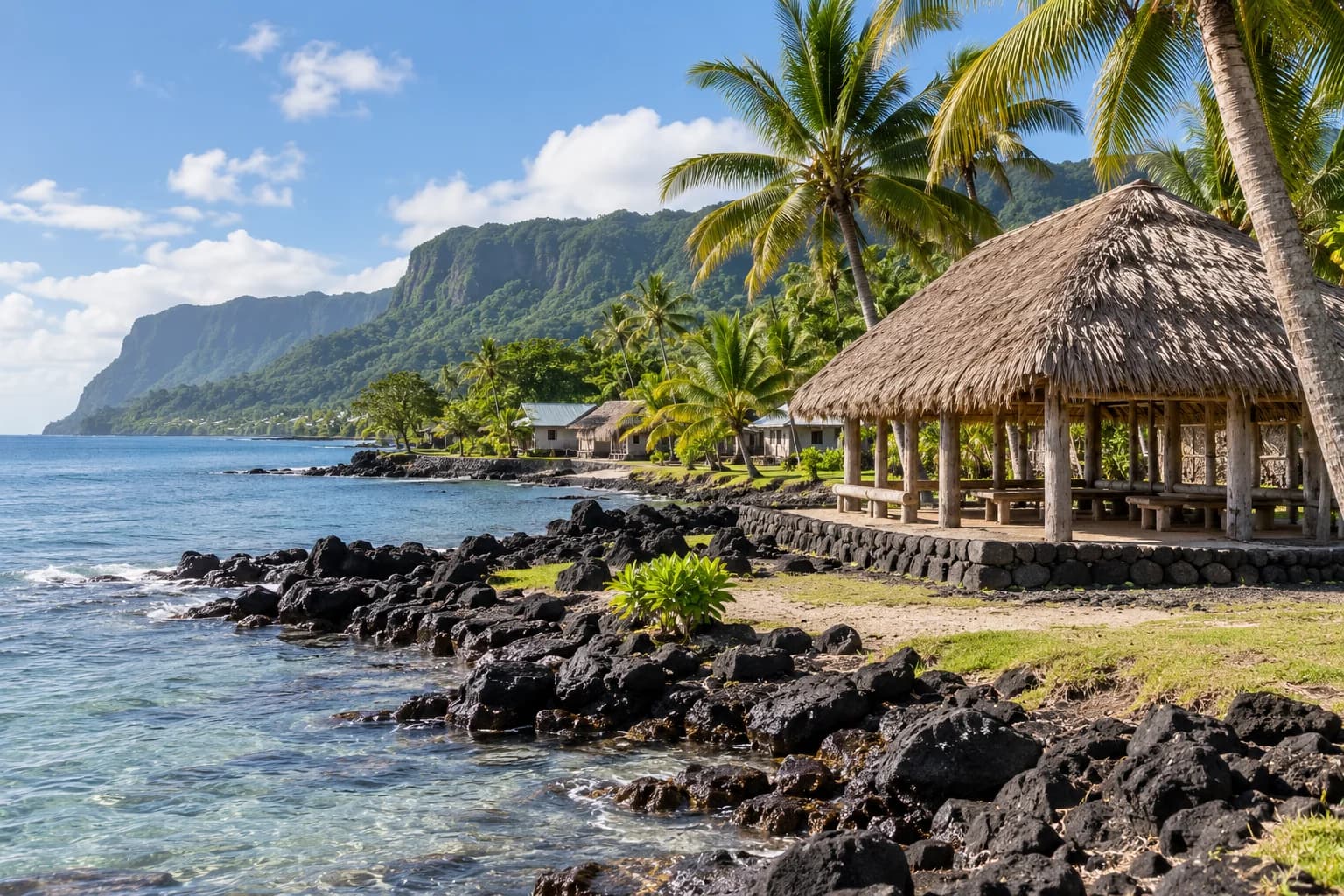AI ilustrace Savaiʻi